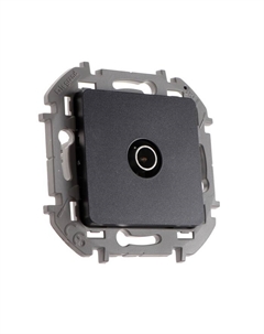 Розетка TV, звезда, INSPIRIA, 1,5 дБ - 0-2400 мГц, Антрацит Legrand