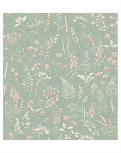 Обои дуплекс «. Д953-04», на бумажной основе, 10.05×0.53 м, цвет зелёный Саратовские обои