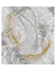 Обои дуплекс «. Д966-04», на бумажной основе, 10.05×0.53 м, цвет серый/золотой Саратовские обои