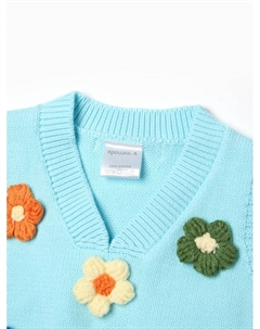 Жилет Ромашки, рост 80-86 см, голубой Крошка я