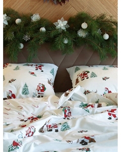 Постельное бельё дуэт «. Новогодний лес», поплин Этель