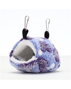 Домик для грызунов, «Сердце» фиолетовый флис Пижон