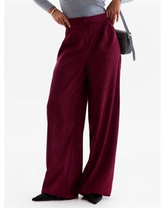 Брюки палаццо женские, бордовые, размер 50 Minaku
