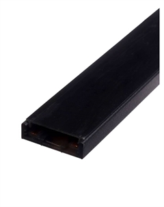 Шинопровод трековый магнитный, серия Flat, однофазный, открытый монтаж, 2 м, чёрный Luazon lighting