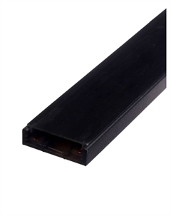 Шинопровод трековый магнитный, серия Flat, однофазный, открытый монтаж, 1 м, чёрный Luazon lighting