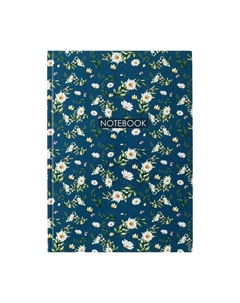 Колледж-тетрадь в твердой обложке 7БЦ, А4, 160 листов, Цветочки. ПАТТЕРН, блок в клетку, глянцевая ламинация Calligrata