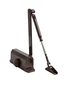 Доводчик дверной d=40BR, до 40 кг, коричневый Tundra