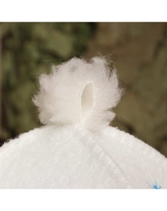 Шапка для бани и сауны «Снегурочка», фетр, белая, «» Добропаровъ