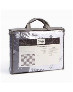 Покрывало евро макси New year forest 240×210±5 см, микрофайбер, 100% п/э Lovelife