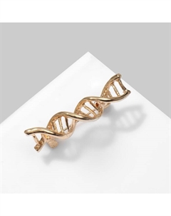Брошь «Молекула» ДНК, цвет золото Qf