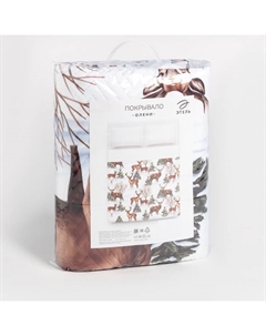 Покрывало «» Евро Олени, 230×210 см Этель