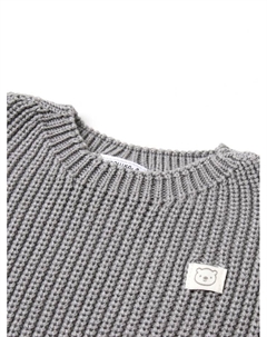 Жилет вязаный, рост 92-98 см, серый Крошка я