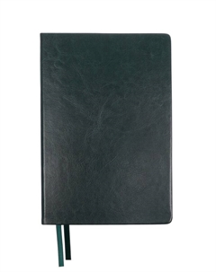 Ежедневник датированный, А5, 2026, твёрдая обложка из искусственной кожи «Небраска», 168 листов, зелёный Calligrata