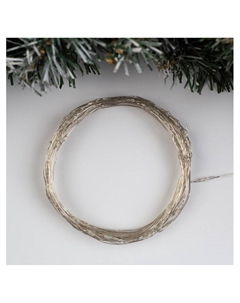 Гирлянда «Нить» 10 м роса, IP20, серебристая нить, 100 LED, свечение мульти (RGB), переливы, 12 В Luazon lighting