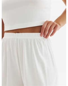 Пижама женская (футболка, шорты) : Home collection, размер 44, цвет экрю Minaku