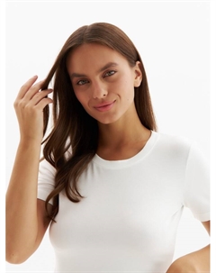 Пижама женская (футболка, шорты) : Home collection, размер 42, цвет экрю Minaku