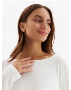 Пижама женская (лонгслив, брюки) : Home collection, размер 48, цвет экрю, тёмно-бежевый Minaku