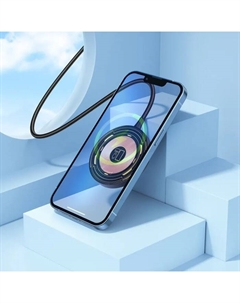 Зарядное устройство Hoco CW45, беспроводное, 3 в 1, магнитное, PD, Type-C, 2 А, чёрное