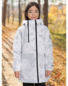 Куртка утепленная для девочек, Серый Outventure