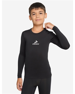 Лонгслив компрессионный для мальчиков, Черный Demix