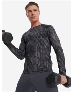 Лонгслив компрессионный мужской, Черный Demix