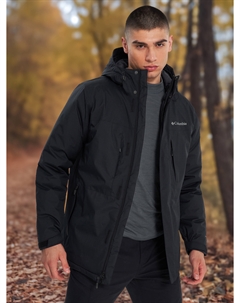 Пуховик мужской Oak Harbor Long Insulated Jacket, Черный Columbia