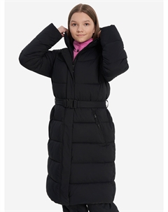 Пальто утепленное для девочек, Черный Northland