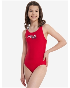 Купальник слитный для девочек, Красный Fila