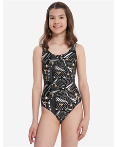 Купальник слитный для девочек, Черный Fila