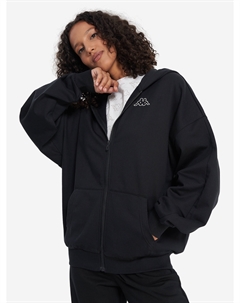 Толстовка женская оверсайз, Черный Kappa