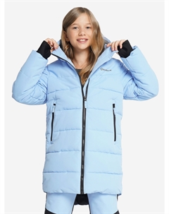 Пуховик для девочек, Синий Glissade