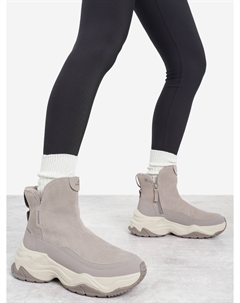 Сапоги утепленные женские Tiara Fur, Коричневый Demix