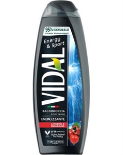 Гель для душа VIDAL Энергия и Спорт Vidal