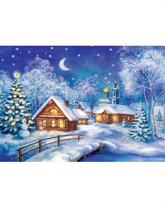 Набор алмазной вышивки Школа талантов Рождественская ночь / 2291319