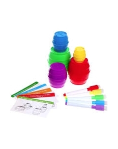 Развивающая игра Zabiaka Цветные бочонки / 7025472
