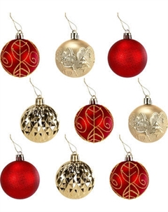 Набор шаров новогодних Золотая сказка 592451