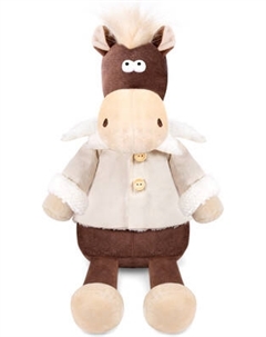 Мягкая игрушка Maxitoys Конь Василий в Дубленке / MT-250218-27