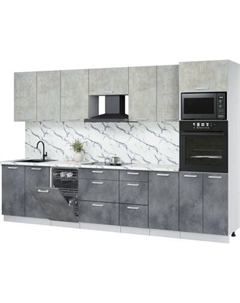 Кухонный гарнитур Интерлиния Мила Лайт 3.25-ПМ3