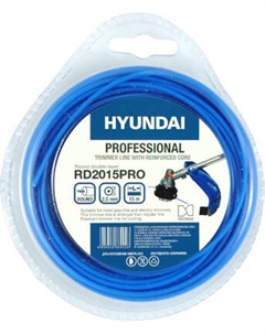 Леска для триммера Hyundai 2.0мм / RD-2015 PRO