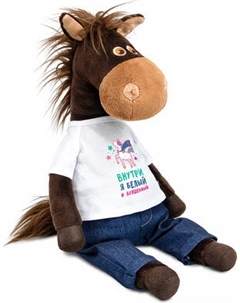 Мягкая игрушка Budi Basa Конь Рэйв Шелдон Hs32 007 Budi basa