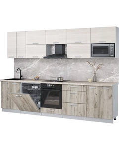 Кухонный гарнитур Интерлиния Мила Лайт 3.0-ПМ2