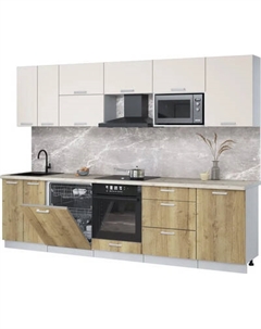 Кухонный гарнитур Интерлиния Мила Лайт 2.9-ПМ2