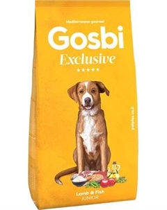 Сухой корм для собак Gosbi Exclusive Junior Lamb & Fish Для щенков