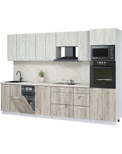 Кухонный гарнитур Интерлиния Мила Лайт 3.1-ПМ3
