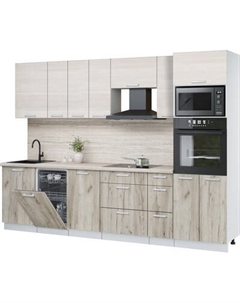 Кухонный гарнитур Интерлиния Мила Лайт 2.9-ПМ3