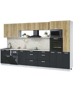 Кухонный гарнитур Интерлиния Мила Лайт 3.6-ПМ3