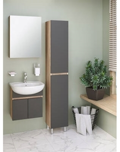 Тумба с умывальником Runo Лада 60 + Уют 60