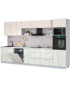 Кухонный гарнитур Интерлиния Мила Лайт 3.5-ПМ1-2