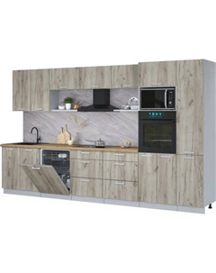 Кухонный гарнитур Интерлиния Мила Лайт 3.6-ПМ1