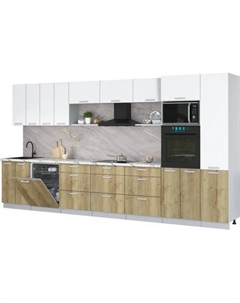 Кухонный гарнитур Интерлиния Мила Лайт 4.0-ПМ1